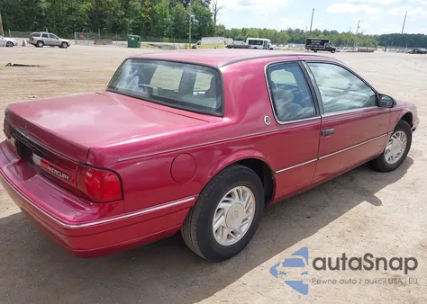 1992 Mercury Cougar Ls из США, поврежденный, VIN 1MEPM6042NH635396